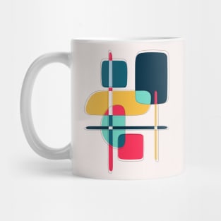 Minimalist Abstract Shapes Art VIII Mug